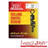 Застежки LUCKY JOHN Rolling Swivel Screw K002 - Интернет-магазин товаров для рыбалки «Академiя Рыбалки»
