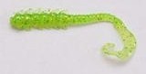 Силиконовая приманка Aiko FIBRIL TAIL 2"/50mm цвет 006-Lime запах и вкус рыбы - Интернет-магазин товаров для рыбалки «Академiя Рыбалки»