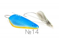 Колеблющаяся блесна Жор АТОМ СПОРТ Spoon-2 Незацепляйка 8.5 гр цвет 14 - Интернет-магазин товаров для рыбалки «Академiя Рыбалки»