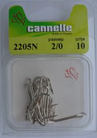 Крючок рыболовный двойной CANNELLE 2205N №2/0 уп.10шт. - Интернет-магазин товаров для рыбалки «Академiя Рыбалки»