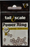 Кольца заводные Tail&Scale Power Ring прессованные 5мм ((TS-SR-3.6-25) 12 кг - Интернет-магазин товаров для рыбалки «Академiя Рыбалки»