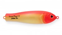 Пластиковая шумовая блесна незацепляйка Strike Pro Salmon Profy 90CD (PST-03CD#A174FW) - Интернет-магазин товаров для рыбалки «Академiя Рыбалки»