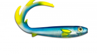 Софт бейт (soft baits) EJ Lures Flatnose Dragon цвет Clear Blue Lemonade - Интернет-магазин товаров для рыбалки «Академiя Рыбалки»