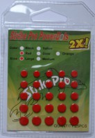 Strike Pro Power Dots свинцовые наклейки для воблеров и джеркбейтов красные размер LT от 0,22 до 0,44 гр 25 шт - Интернет-магазин товаров для рыбалки «Академiя Рыбалки»