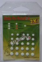 Strike Pro Power Dots свинцовые наклейки для воблеров и джеркбейтов fluo размер MT от 0,14 до 0,32 гр 25 шт - Интернет-магазин товаров для рыбалки «Академiя Рыбалки»