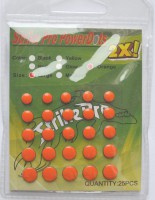 Strike Pro Power Dots свинцовые наклейки для воблеров и джеркбейтов оранжевые размер LT от 0,22 до 0,44 гр 25 шт - Интернет-магазин товаров для рыбалки «Академiя Рыбалки»