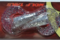 Хвост для джеркбейта Strike Pro WOLF TAIL JR SINKING (EG-175T-silver glitter) - Интернет-магазин товаров для рыбалки «Академiя Рыбалки»