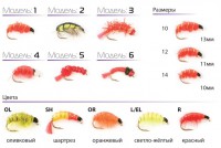 Мушка бокоплав SPIDER 2 OL №12 - Интернет-магазин товаров для рыбалки «Академiя Рыбалки»