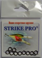 Кольца заводные Strike Pro профилированные плоские усиленные 7 мм 40 кг - Интернет-магазин товаров для рыбалки «Академiя Рыбалки»